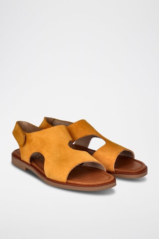 Sandales en nubuck Aruba - Camel