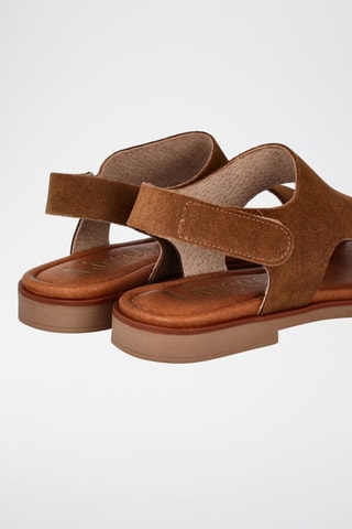 Sandales en nubuck Aruba - Marron
