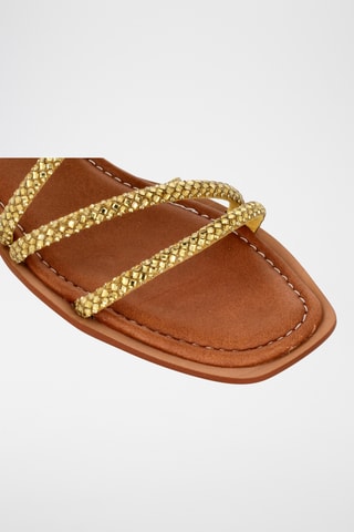 Mules en cuir Tetuan - Jaune