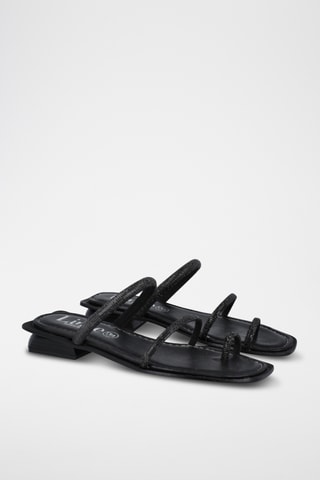 Sandales en cuir Karda - Noir