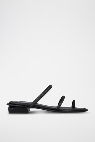 Sandales en cuir Karda - Noir