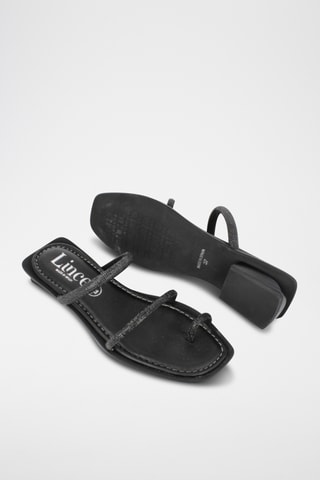 Sandales en cuir Karda - Noir