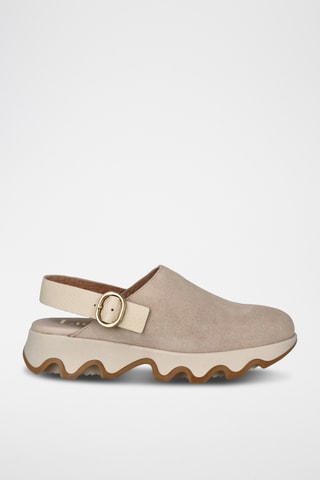 Sabots en cuir - Beige