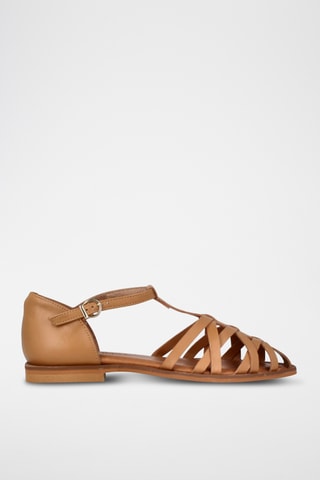Sandales en cuir Florencia - Marron