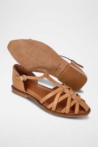 Sandales en cuir Florencia - Marron