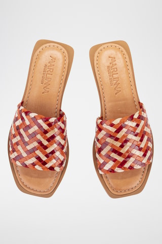 Mules en cuir Espigal - Orange