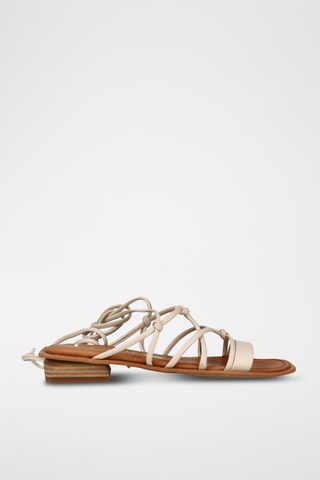 Spartiates en cuir Florencia - Beige