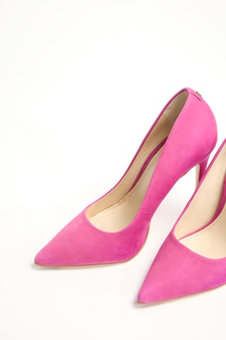 Leren Pumps - Fuchsia