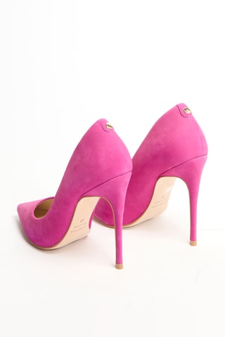 Leren Pumps - Fuchsia
