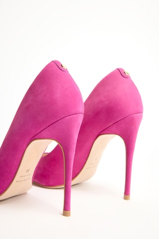 Leren Pumps - Fuchsia