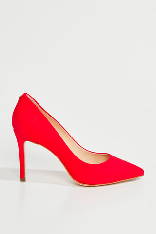 Leren Pumps - Rood