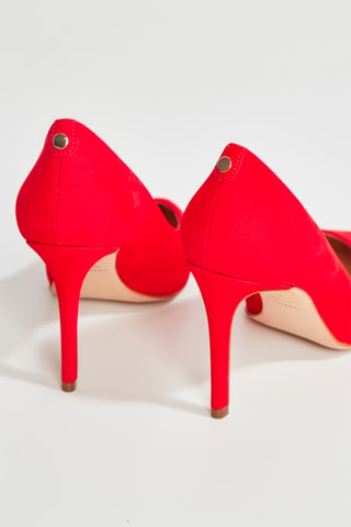 Leren Pumps - Rood