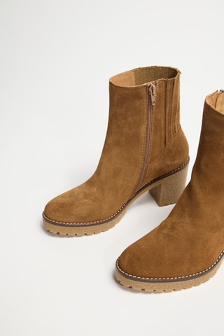 Bottines en nubuck Bena - Marron