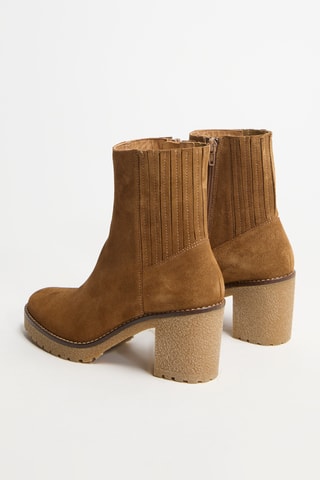 Bottines en nubuck Bena - Marron