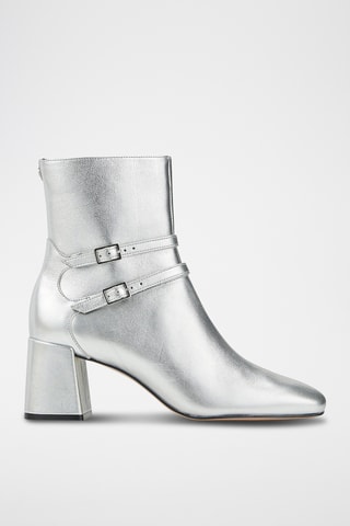 Bottines en cuir Blanca - Argenté