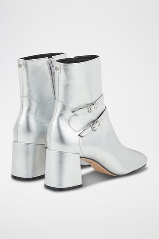 Bottines en cuir Blanca - Argenté