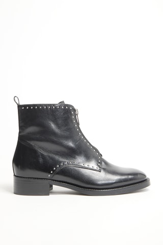 Bottines en cuir Erome - Noir