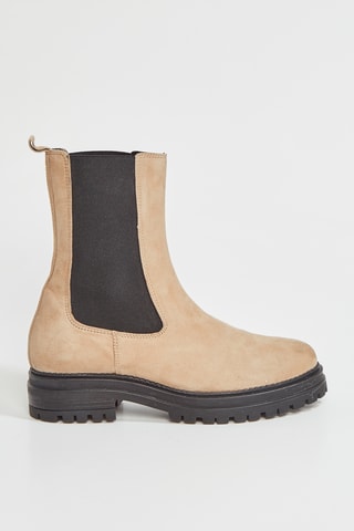Bottines en cuir Felici - Taupe