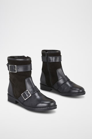 Bottines en nubuck Finai - Noir