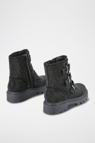 Bottines en nubuck Halli - Noir