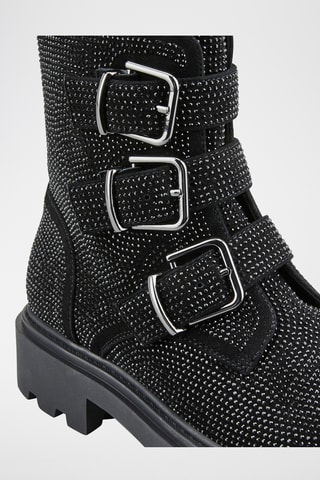 Bottines en nubuck Halli - Noir
