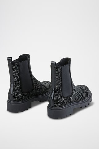 Bottines en nubuck Hallou - Noir