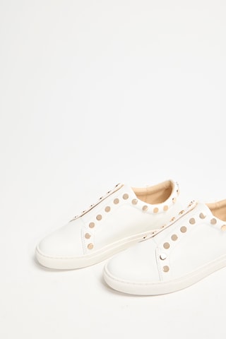 Baskets en cuir Harine - Blanc