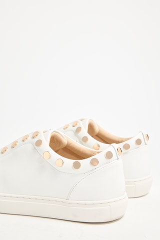 Baskets en cuir Harine - Blanc