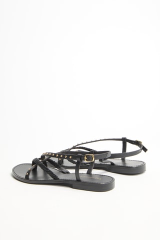 Sandales en cuir Imala - Noir