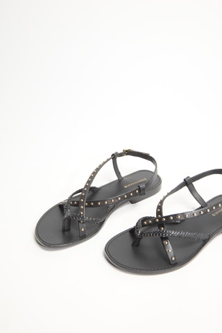Sandales en cuir Imala - Noir