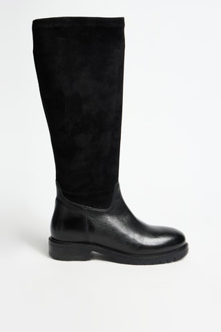 Bottes en cuir Kady - Noir