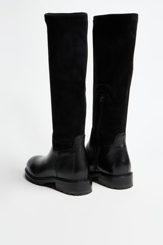 Bottes en cuir Kady - Noir