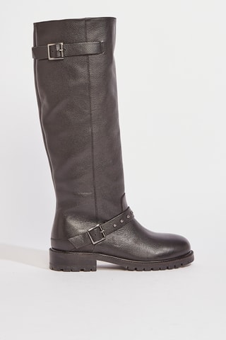 Bottes en cuir Kalicie - Noir