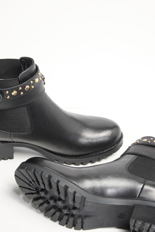 Bottines en cuir Kamila - Noir