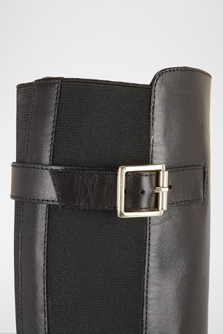 Bottes en cuir Kathe - Noir