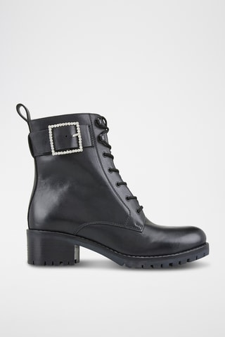 Bottines en cuir Kavian - Noir