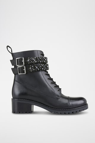 Bottines en cuir Kavy - Noir