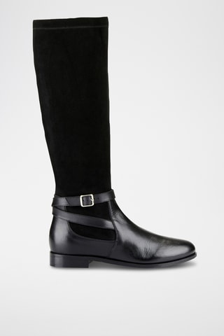 Bottes en cuir Kemila - Noir
