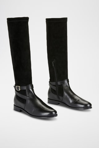 Bottes en cuir Kemila - Noir
