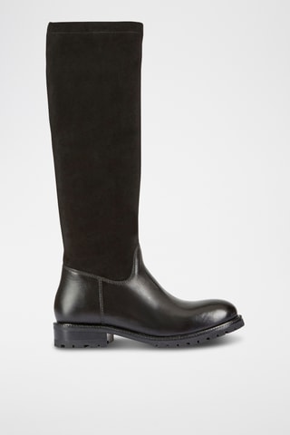 Bottes en cuir Kerina - Noir