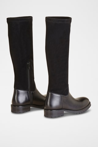 Bottes en cuir Kerina - Noir