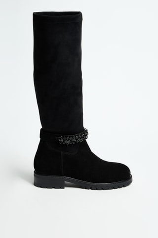Bottes en cuir Kijou - Noir