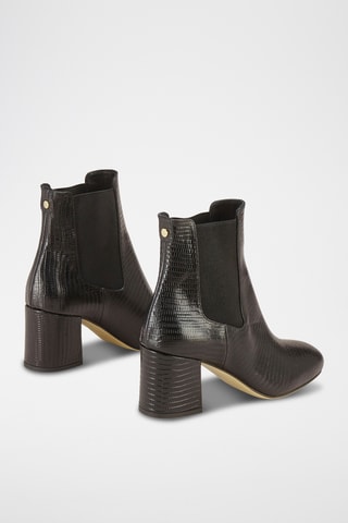 Bottines en cuir Lacado - Noir