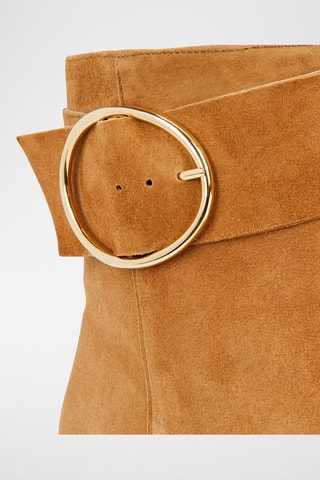 Bottines en nubuck Luci - Camel