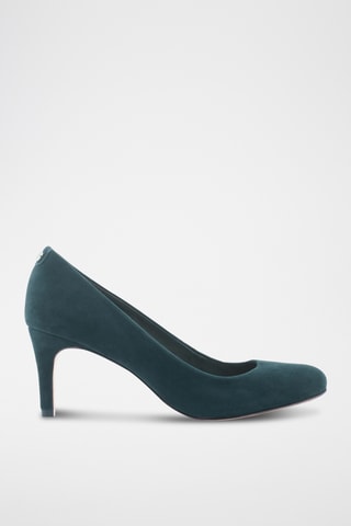 Escarpins en nubuck Nyna -Vert