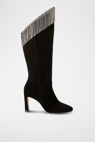 Bottes en cuir Olala - Noir