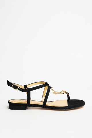 Sandales en cuir Oxany - Noir