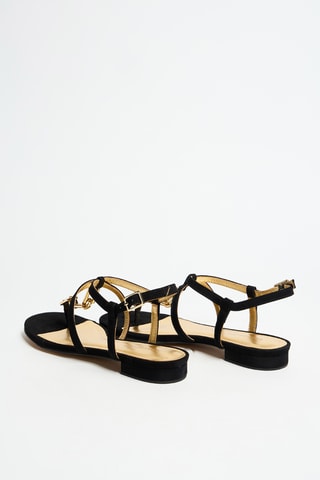 Sandales en cuir Oxany - Noir