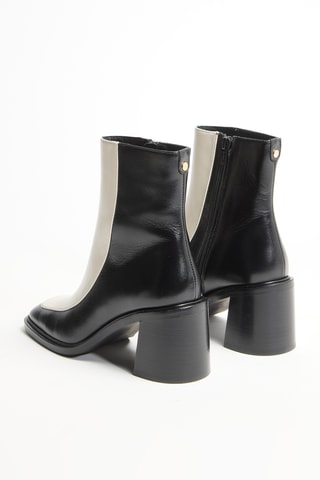 Bottines en cuir Perine - Noir