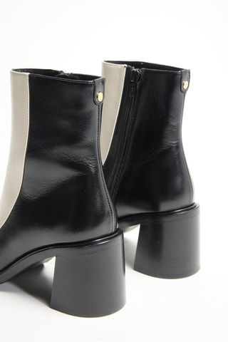 Bottines en cuir Perine - Noir